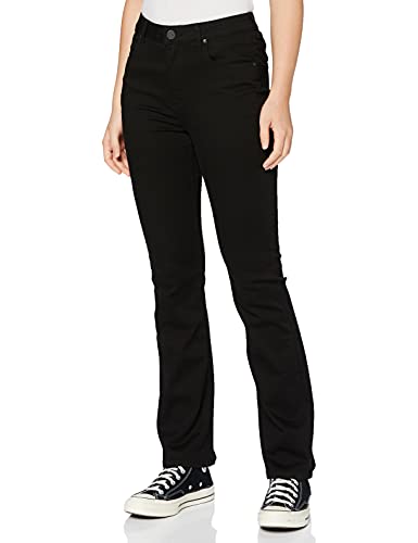 Lee Damen Breese Boot Jeans, Black Rinse, Gr. 28W / 31L von Lee