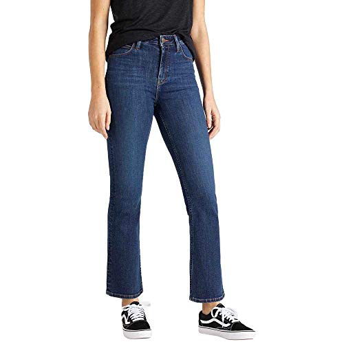 Lee Damen Breese Flared Jeans, Blau (Dark Hunter Hw), W25/L33 von Lee