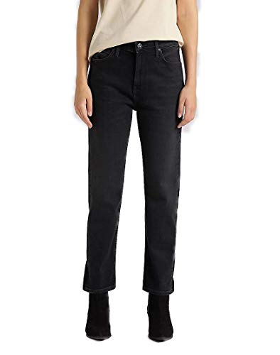 Lee Damen Carol Captain Black Jeans, 28W / 35L von Lee