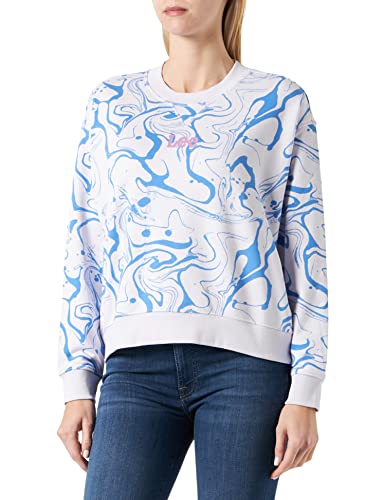 Lee Damen Cropped Sweatshirt, Gardenia, M EU von Lee