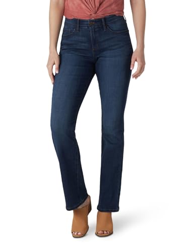 Lee Damen Flex Motion Regular Fit Bootcut Jeans, Türkis (Cascade), 10 medium von Lee