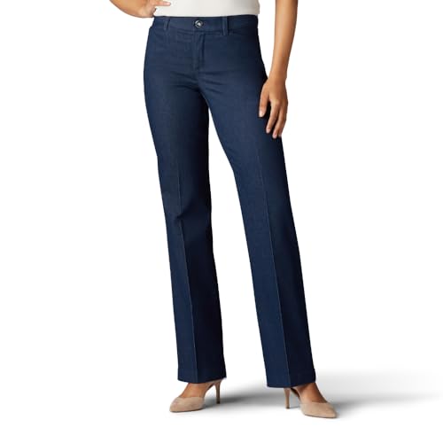 Lee Damen Flex Motion Regular Fit Trouser Pant Unterhose, Indigo Rinse, 40 von Lee