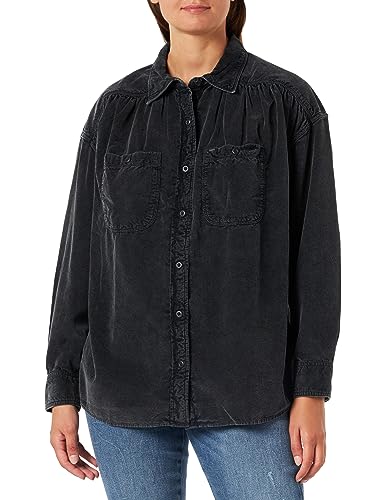 Lee Damen Frontier Shirt, Schwarz, XL von Lee