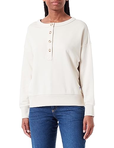 Lee Damen Henley Sweatshirt, Beige, M EU von Lee