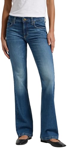 Lee Damen Jeans Jessica, Low Rise Bootcut Fit, Bootcut Bein von Lee