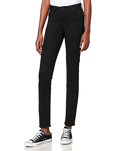 Lee Damen Scarlett HIGH Black Rinse Jeans, 27W / 35L von Lee