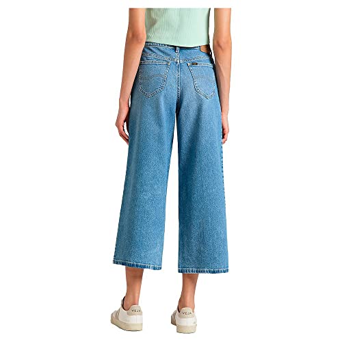 Lee Damen Jody Straight Crop Jeans, Borrowed Blue, 32W / 33L EU Lee Damen Jody Straight Crop Jeans, Borrowed Blue, 32W / 33L EU von Lee