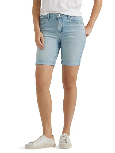 Lee Damen Legendäre Denim-Bermuda Jeans-Shorts, Burning Bright, 36 Lee Damen Legendäre Denim-Bermuda Jeans-Shorts, Burning Bright, 36 von Lee