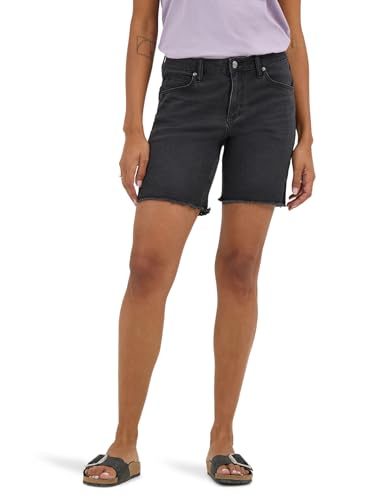 Lee Damen Legendäre Denim, 17,8 cm, Seitenschlitz Jeans-Shorts, Dark Tale, 36 von Lee