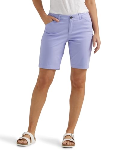Lee, Legendary 9, Chino-Bermuda-Shorts für Damen, Iris Purple, 44 von Lee