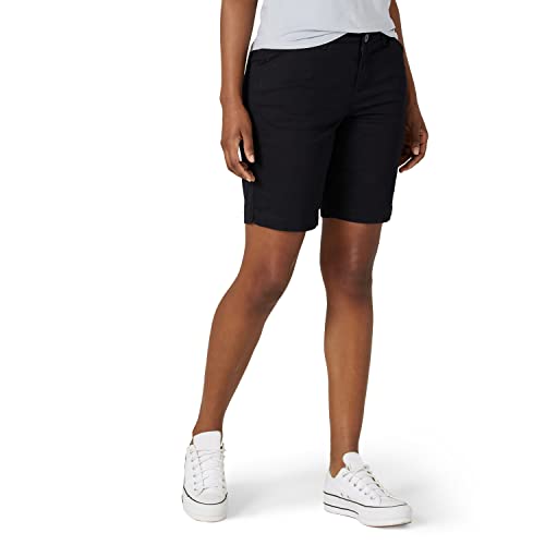 Lee Damen Legendäre Chino-Bermuda-Shorts, 22,9 cm Bermudas, Schwarz (Jet Black), 48 von Lee