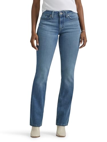 Lee Damen Legendäre Bootcut Mittelhoher Taille Jeans, Heritage Fade, 44 Lange von Lee