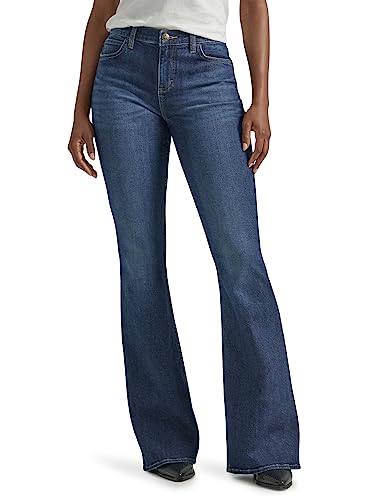 Lee Damen Legendary Mid Rise Flare Jeans, Innere Stärke, 44 Lange von Lee