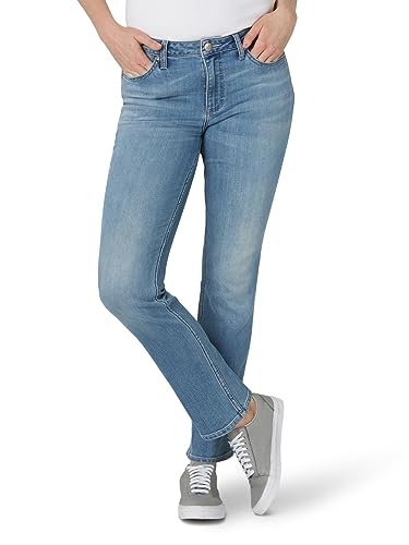 Lee Damen Legendary Mid Rise Straight Leg Jeans, Anker, 48 Lee Damen Legendary Mid Rise Straight Leg Jeans, Anker, 48 von Lee