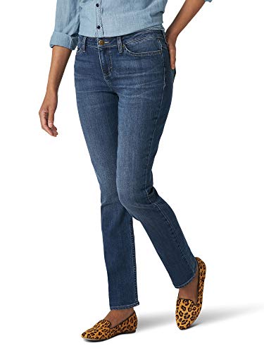 Lee Damen Legendary Mid Rise Straight Leg Jeans, Seattle, 48 von Lee