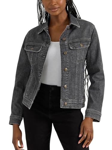 Lee Damen Legendary Rider Jeansjacke, Dark Powder, XL von Lee
