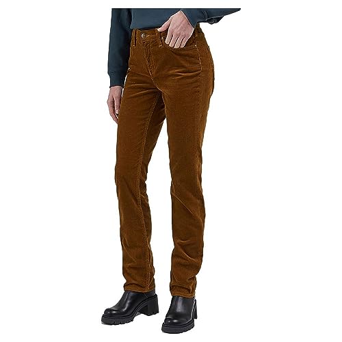 Lee Damen Marion Straight Pants, Brown, 32W / 31L EU von Lee