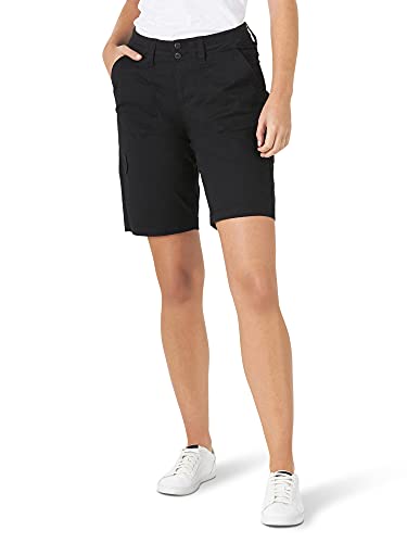 Lee Damen Missy Relaxed Fit Avey Knit Waist Cargo Bermuda Shorts, schwarz, 38 Lee Damen Missy Relaxed Fit Avey Knit Waist Cargo Bermuda Shorts, schwarz, 38 von Lee