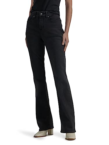 Lee Damen Petite Ultra Lux Comfort mit Flex Motion Bootcut Jeans, Midnight Bloom, 48 Kurz von Lee