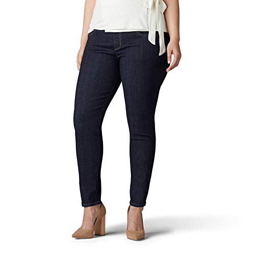 Lee Damen Skinny Überziehen, Schmale Passform, Übergröße Jeans, Slumber, 30 Plus von Lee
