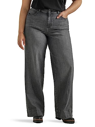 Lee Damen Plus Size Ultra Lux Comfort With Flex Motion Bootcut Jeans, Blurred Darks, 54 Mehr von Lee