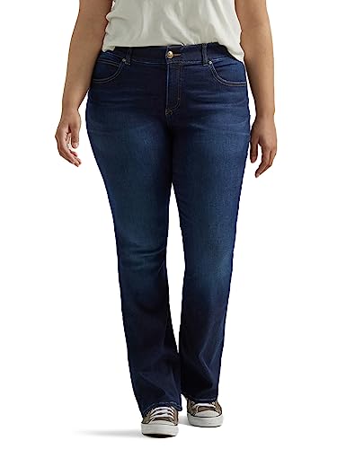 Lee Damen Plus Size Ultra Lux Comfort with Flex Motion Bootcut Jeans, Hauptnervenkitzel, 52 Mehr von Lee