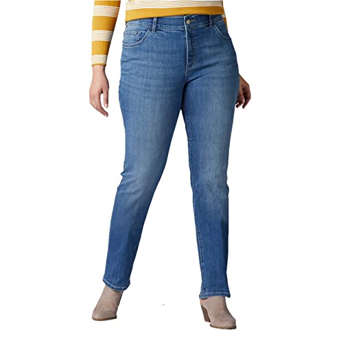 Lee Damen Plus Size Ultra Lux Comfort with Flex Motion Straight Leg Jeans, Juniper, 54 Mehr von Lee