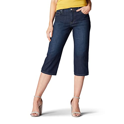 Lee Damen Capri Lockerer Passform Jeans, Lagoon, 44 von Lee