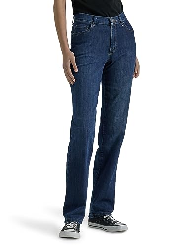 Lee Damen Relaxed Fit Straight Leg Jeans, Authentische Nordische, 14 Medium von Lee