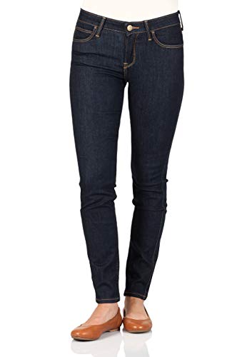 Lee Damen SCARLETT' Skinny Jeans, , Blau (Rinse 36), 25W / 29L von Lee