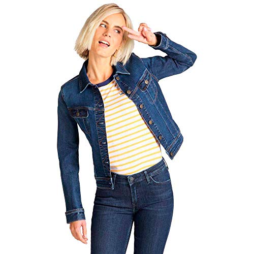 Lee Damen SLIM RIDER Denim Jacket, Blau (Dark Hunter Hw), X-Small von Lee