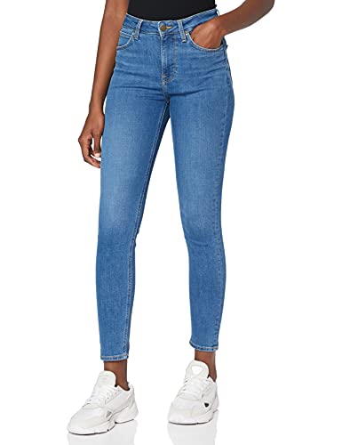 Lee Damen Scarlett HIGH MID Madison Jeans, 25W / 33L von Lee