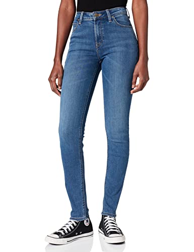 Lee Damen Scarlett High Jeans, Blau (Mid Copan Iw), 28W / 35L von Lee