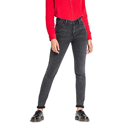 Lee Damen Scarlett High Jeans, Schwarz (Black Bucklin Ho), 25W / 31L von Lee
