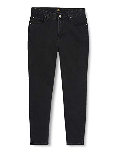 Lee Damen Scarlett High Jeans, Washed Black, 30W / 31L EU von Lee