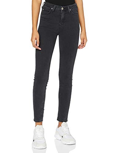 Lee Damen Scarlett High Skinny Jeans, Grau (Charcoal Powder YGIO) , 26W/31L von Lee