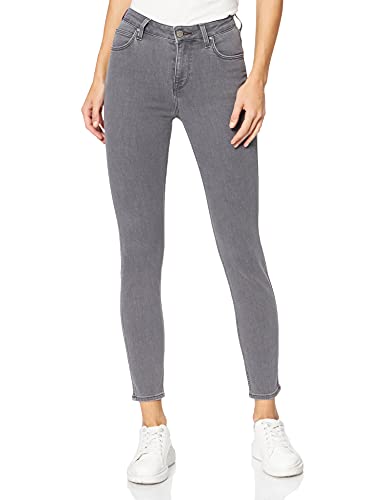 Lee Damen Scarlett High Skinny Jeans, Grau (Grey Alma Iu) , 40W/33L von Lee