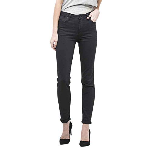 Lee Damen Scarlett High Skinny Jeans, Schwarz (Black Rinse AE47) , 31W/31L von Lee