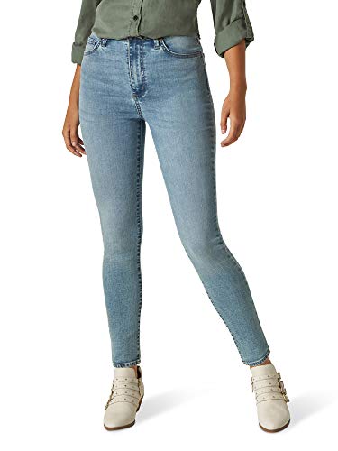 LEE Damen Slim Fit High Rise Skinny Jeans, Anker, 40 von Lee