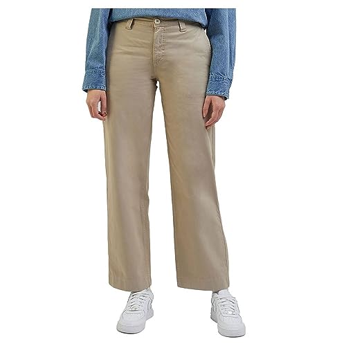 Lee Damen Straight Chino Pants, Beige, 27W / 33L EU von Lee