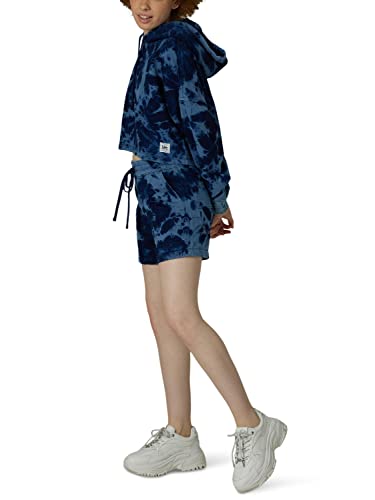 Lee Damen Sweathose mit hoher Taille, A-Linie, mit Kordelzug Shorts, Bleached Disaster, Mittel von Lee