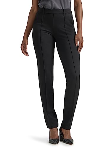 Lee Damen Ultra Lux Comfort Any Wear Straight Leg Hose, Unionall Schwarz, 48 Lange von Lee