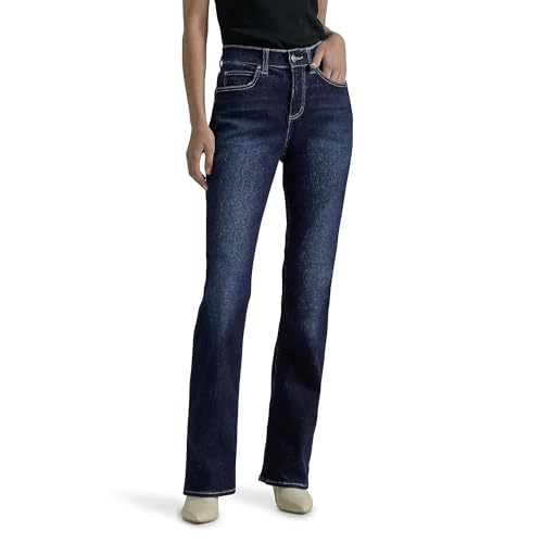 Lee Damen Ultra Lux Comfort with Flex Motion Bootcut Jeans, Hauptnervenkitzel, 40 Lange von Lee