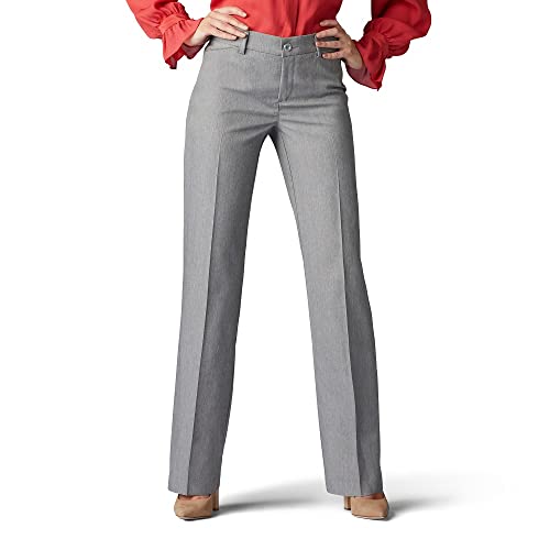 Lee Damen Ultra Lux Comfort with Flex Motion Pant Hose, Aschgrau meliert, 34 Kurz von Lee