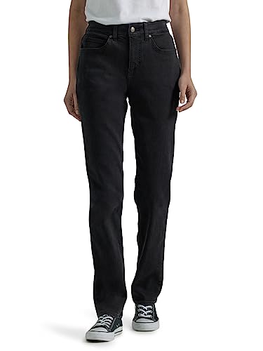 Lee Damen Ultra Lux Comfort with Flex Motion Straight Leg Jeans, Midnight Bloom, 40 von Lee