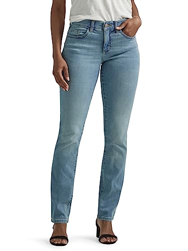 Lee Damen Ultra Lux Comfort with Flex Motion Straight Leg Jeans, North Shore, 50 von Lee