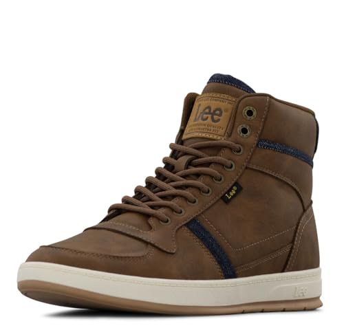 Lee Dayton Herren-Sneaker, British Tan/Navy Denim, 46 EU von Lee