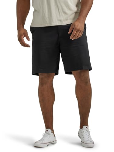 Lee Extreme Motion Herren-Shorts, Flache Vorderseite, Schwarz, 58 von Lee