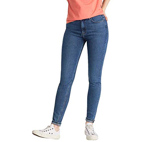 Lee Femme Scarlett High Skinny Jeans, Blau (Mid Vesta Qv), 28W / 35L von Lee