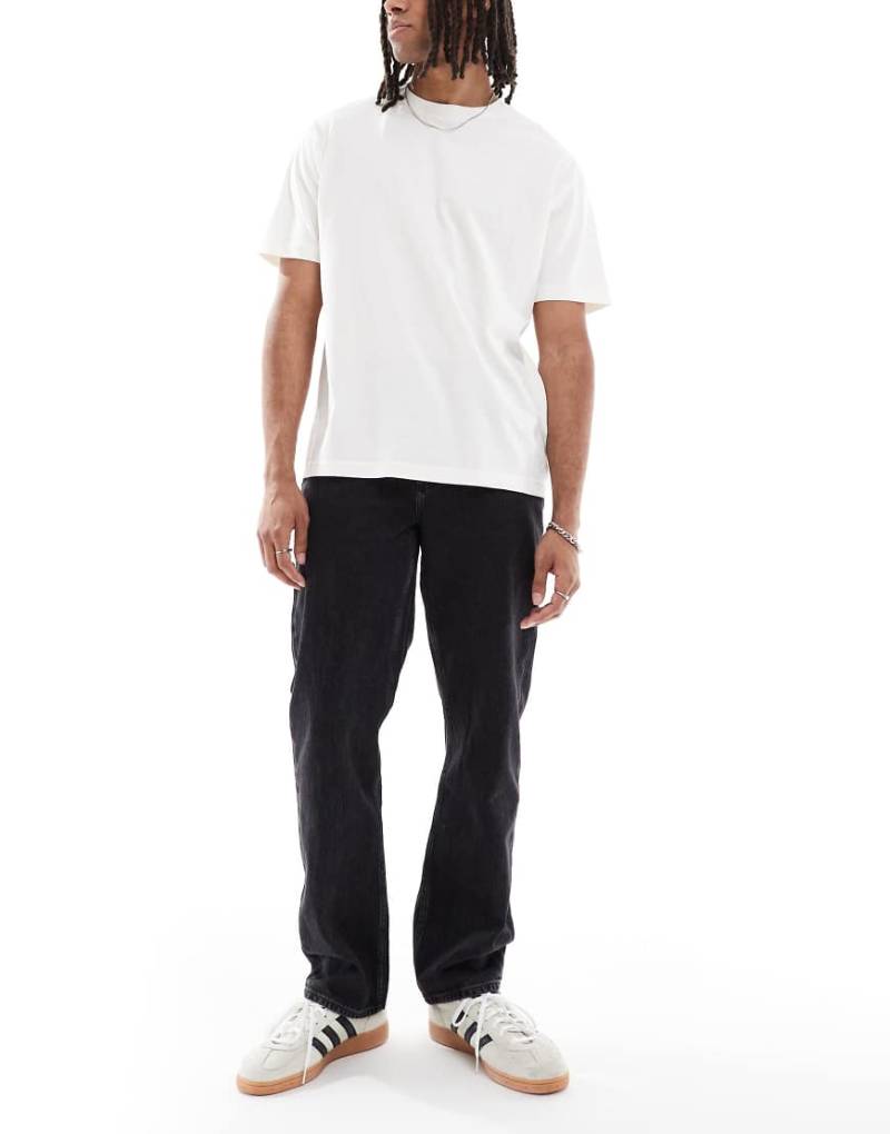 Lee - Haden - Gerade geschnittene Jeans in verwaschenem Schwarz von Lee